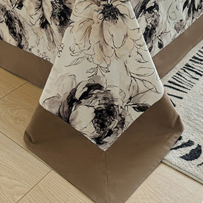 Elegante copriletto in cotone spazzolato con motivo Peony - image 2