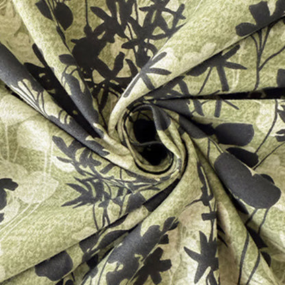 Copriletto in cotone spazzolato con foglie vintage - image 2