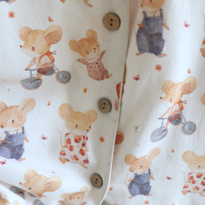 Completo da casa in cotone spazzolato con animali dei cartoni animati - image 6