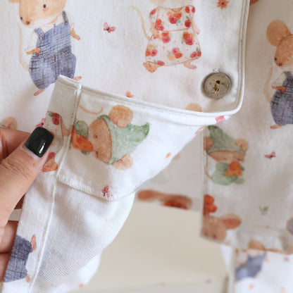 Completo da casa in cotone spazzolato con animali dei cartoni animati - image 5