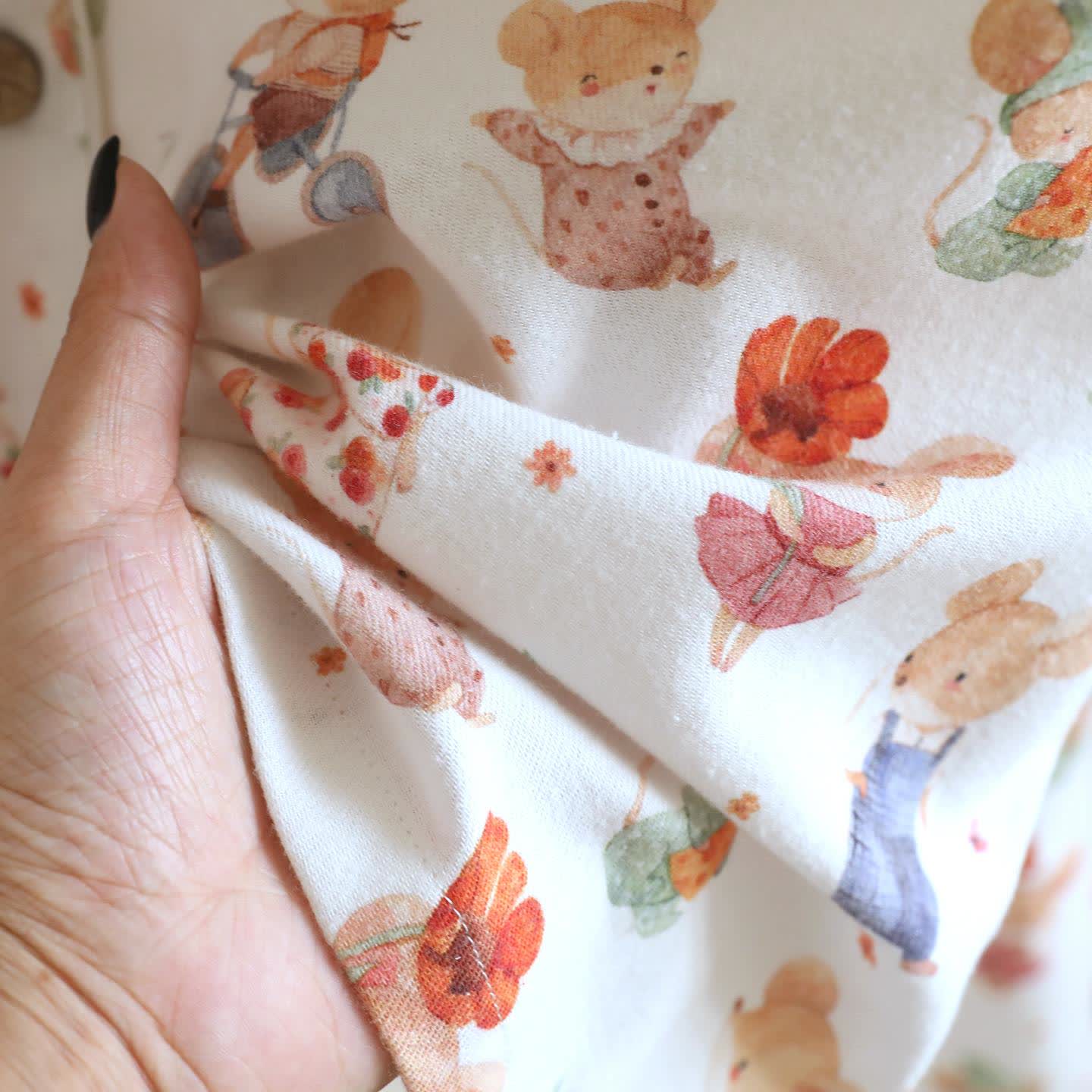 Completo da casa in cotone spazzolato con animali dei cartoni animati - image 9