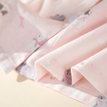 Completo da casa in cotone spazzolato con simpatico cane e gatto - image 12