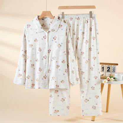 Completo da casa in cotone spazzolato beige per cani - Come immagine - XL - image 0