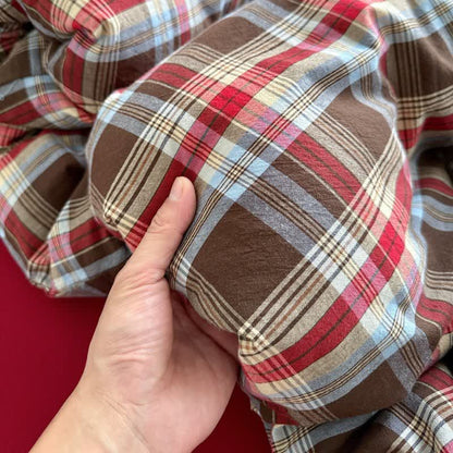 Set di biancheria da letto in cotone a quadri classici - image 16