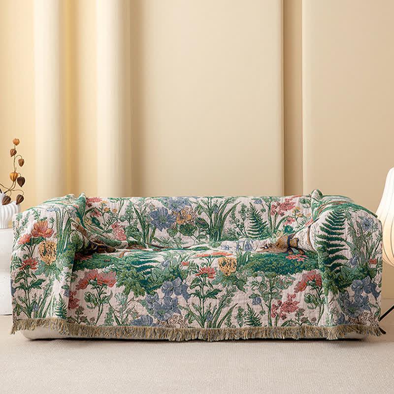 Trapunta con nappe in garza di cotone a forma di foresta di funghi - image 4