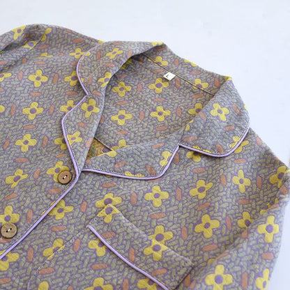 Completo da casa in cotone ispirato al quadrifoglio - image 5