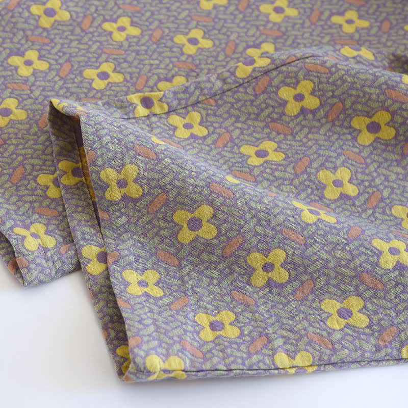 Completo da casa in cotone ispirato al quadrifoglio - image 12