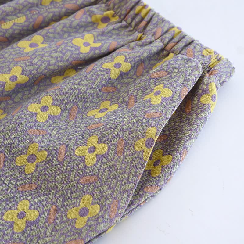 Completo da casa in cotone ispirato al quadrifoglio - image 10