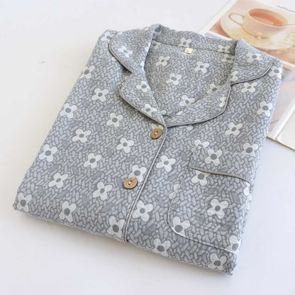 Completo da casa in cotone ispirato al quadrifoglio - image 15