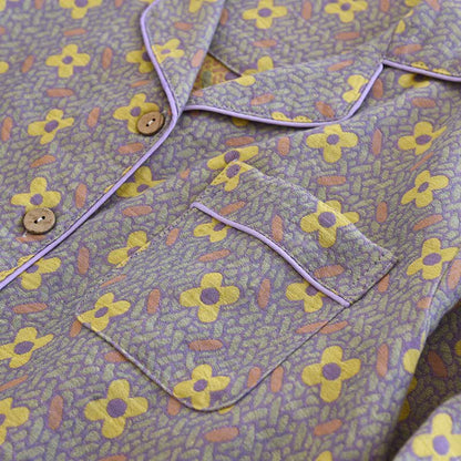 Completo da casa in cotone ispirato al quadrifoglio - image 6