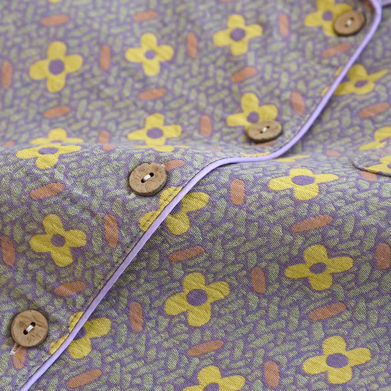 Completo da casa in cotone ispirato al quadrifoglio - image 7