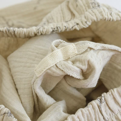 Elegante completo da notte in cotone floreale vintage - image 14