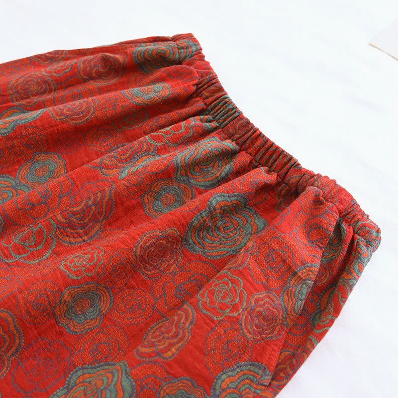 Completo da notte in puro cotone Camellia - image 9