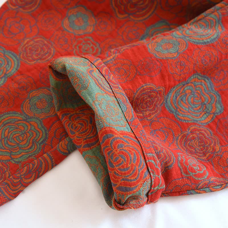 Completo da notte in puro cotone Camellia - image 12