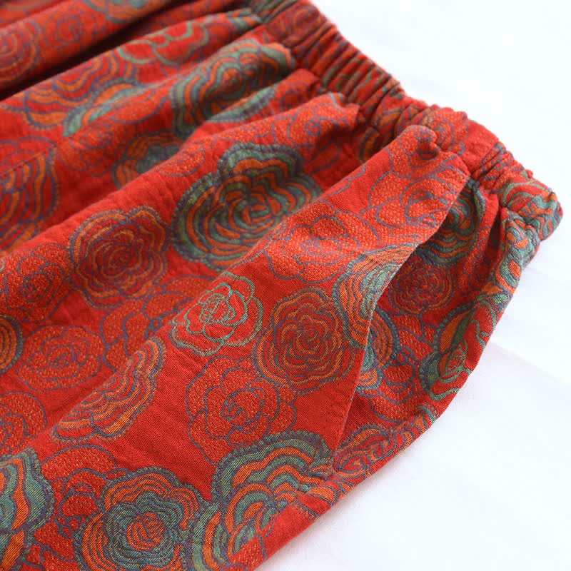 Completo da notte in puro cotone Camellia - image 10