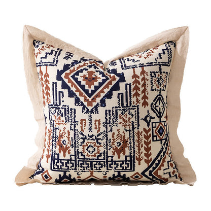 Federa per cuscino vintage con bordo flangiato - B - 45cm x 45cm - image 8