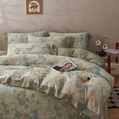Set di biancheria da letto in cotone botanico Refresh (4 pezzi) - image 4