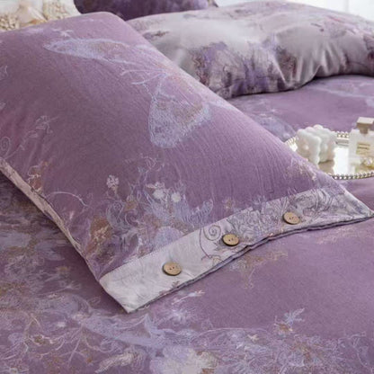 Set di biancheria da letto Dreamy Butterfly in cotone a doppia garza (4 pezzi) - image 3