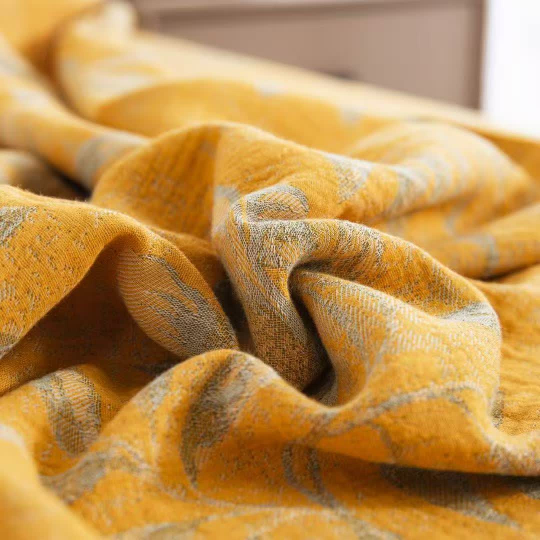 Set di biancheria da letto in garza di cotone con motivo floreale (4 pezzi) - image 5