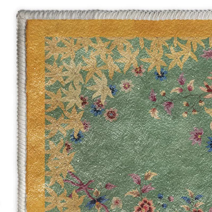 Tappeto antiscivolo floreale con foglie d'acero Ownkoti - image 5