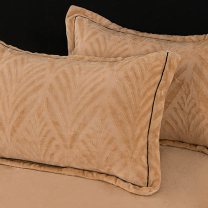 Set di biancheria da letto in peluche testurizzato ispirato alle foglie (4 pezzi) - image 11