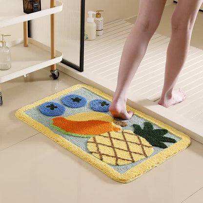 Tappetino da bagno antiscivolo con frutta divertente - UN - 50CM x 80CM - image 1