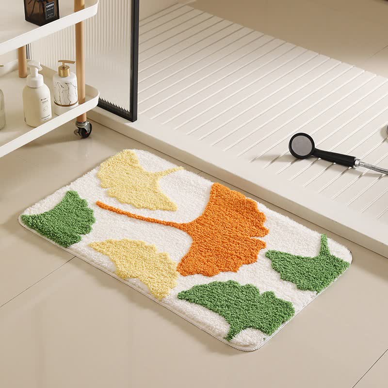 Tappetino da bagno antiscivolo con piante verdi - D - 50CM x 80CM - image 4