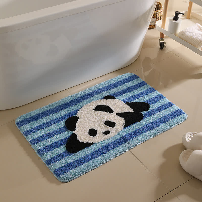 Tappetino da bagno antiscivolo con motivo animali dei cartoni animati - Panda - 50CM x 80CM - image 3