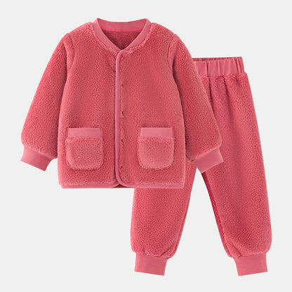 Accappatoio per neonati in peluche tinta unita - Rosso - Abbigliamento da casa - Bambino: 130 cm - image 13