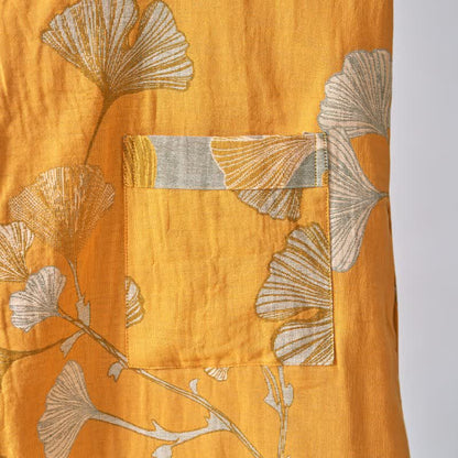 Kimono in garza di cotone e ginkgo - image 54
