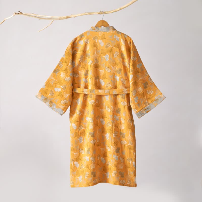 Kimono in garza di cotone Ginkgo Biloba - image 50