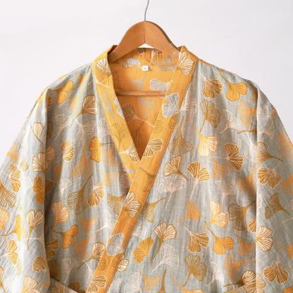 Kimono in garza di cotone Ginkgo Biloba - image 62