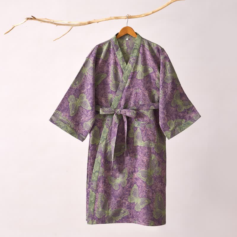 Kimono in garza di cotone Dreamy Butterfly - image 10