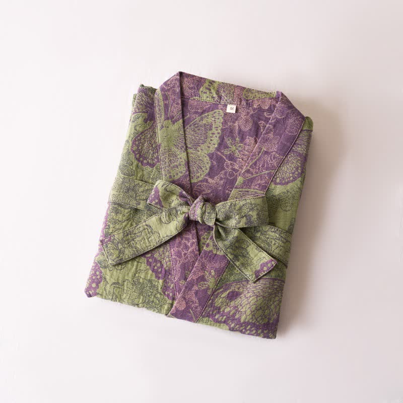 Kimono in garza di cotone Dreamy Butterfly - image 2