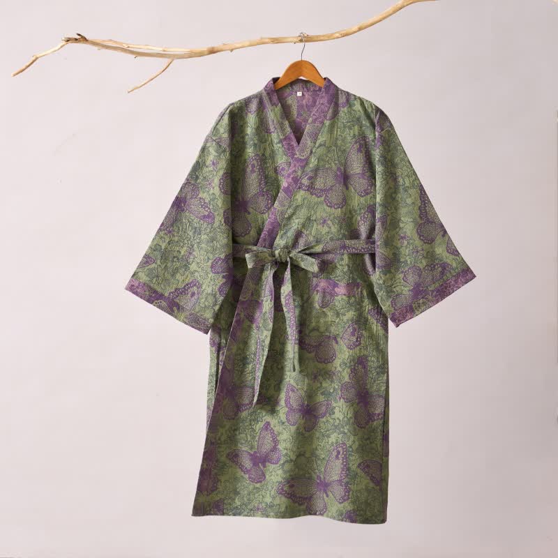 Kimono in garza di cotone Dreamy Butterfly - image 3