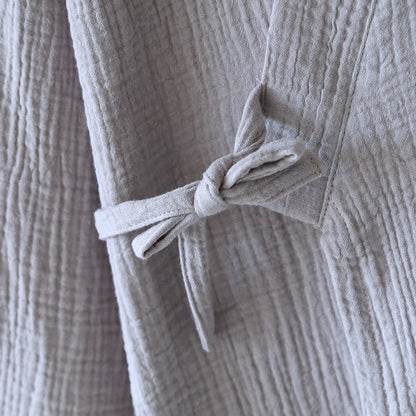 Accappatoio unisex in garza di cotone e bambù - image 12