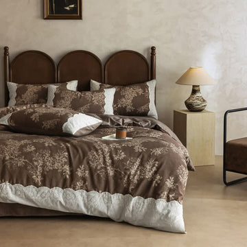 Set copripiumino in misto lino rustico (4 pezzi) - Matrimoniale Grande - image 0