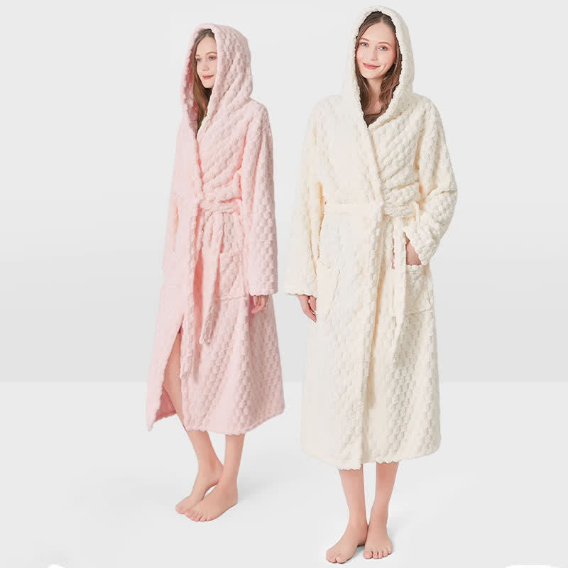 Accappatoio con cappuccio assorbente unisex Ownkot Soild Color - image 1