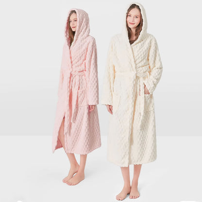 Accappatoio con cappuccio assorbente unisex Ownkot Soild Color - image 1