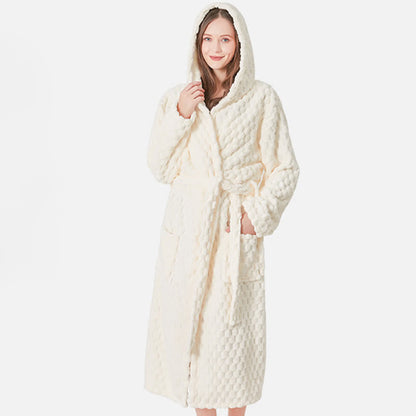 Accappatoio con cappuccio assorbente unisex Ownkot Soild Color - image 7