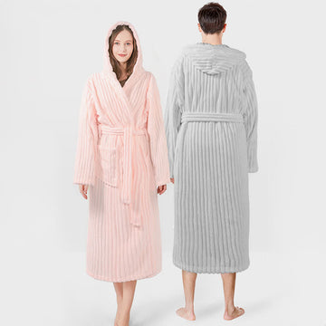 Accappatoio unisex con cappuccio in peluche Ownkot Cloud-Soft - image 0