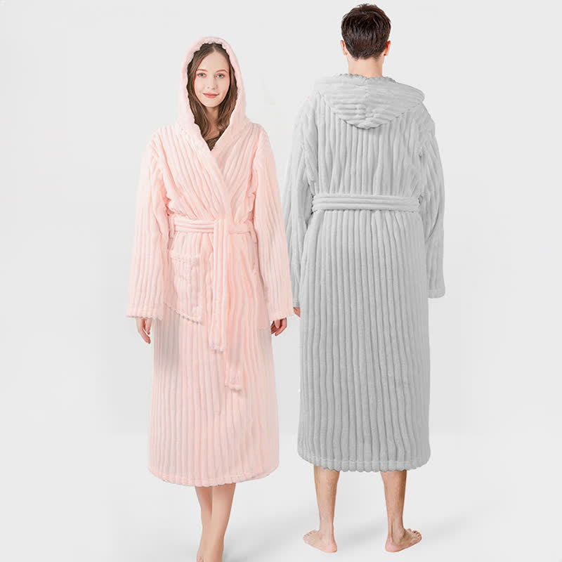 Accappatoio unisex con cappuccio in peluche Ownkot Cloud-Soft - image 0