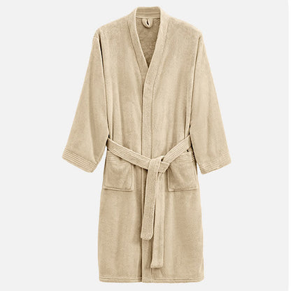 Accappatoio unisex in spugna per hotel e spa Ownkot - Cachi - XL - image 13