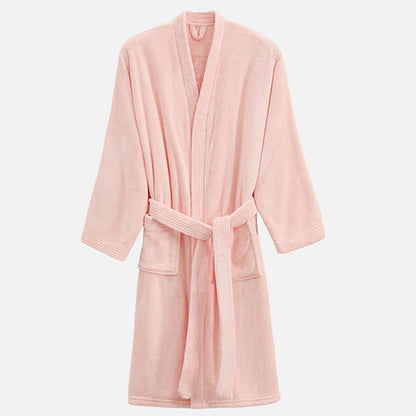 Accappatoio unisex in spugna per hotel e spa Ownkot - Rosa chiaro - XL - image 9
