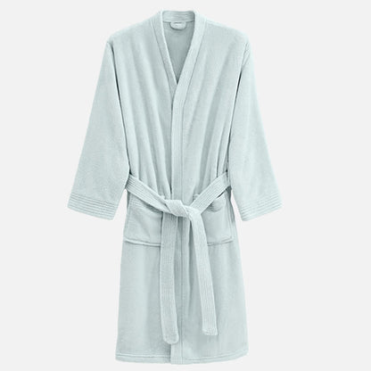 Accappatoio unisex in spugna per hotel e spa Ownkot - Azzurro chiaro - XL - image 10