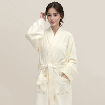 Accappatoio unisex in spugna Ownkot, comodo per hotel e spa. - image 0