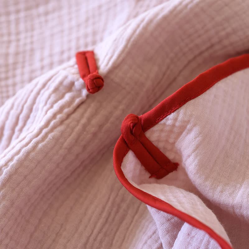 Kimono in garza di cotone in stile orientale - image 11
