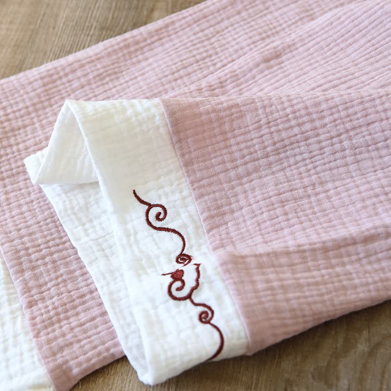 Kimono in garza di cotone in stile orientale - image 13
