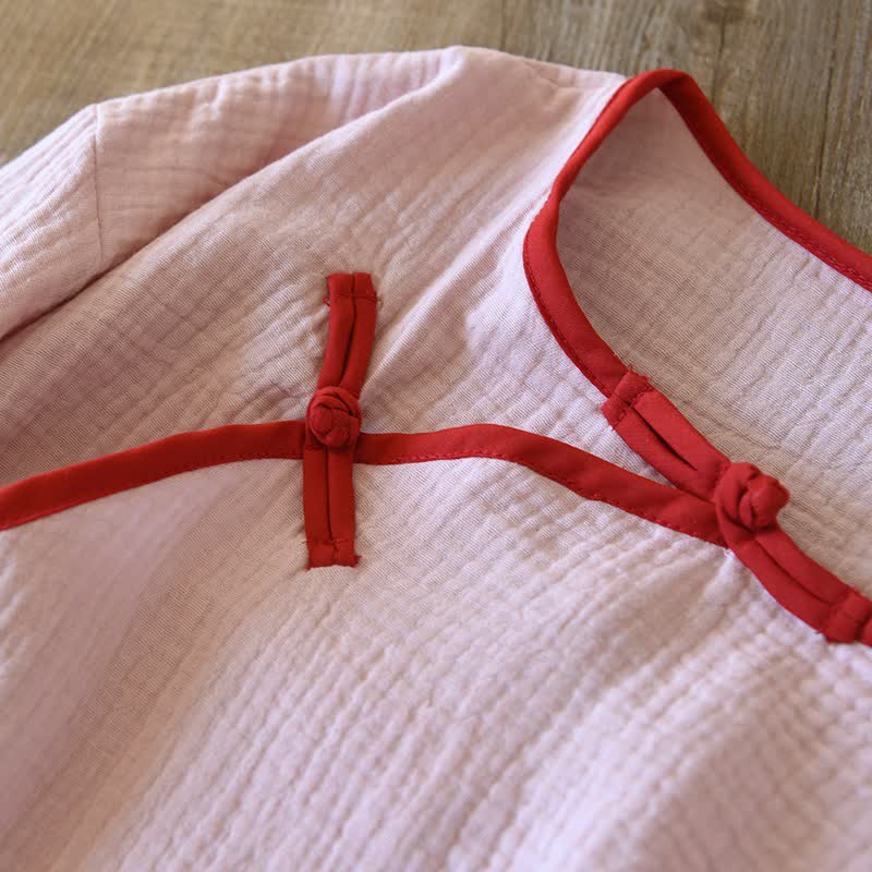 Kimono in garza di cotone in stile orientale - image 8