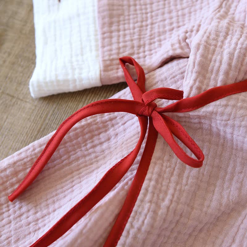 Kimono in garza di cotone in stile orientale - image 9